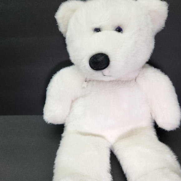 Rare Vtg 1998 Orbis Aaah Ohhh Teddy Bear Zipper 18" Plush Stuffed Animal. - Picture 2 of 10